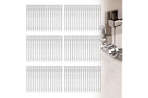 MOONLIGHT MILES 120pcs Sewing Machine Needles Set,Universal Sewing Needles as Sewing Machine Supplies,Compatible for Singer/Brother/Janome,20 per 6 Size (65/9, 75/11, 80/12, 90/14, 100/16, 110/18)