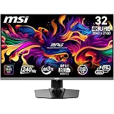 MSI 31.5 MPG 322URX QD-OLED, Gaming Monit&ouml;r, UHD, 16:9 Flat, QD-OLED, 240HZ, 0.03ms, G-SYNC Compatible
