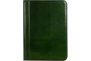 Cartella Portadocumenti A4 Fatta a Mano da Esperti Artigiani – Portadocumenti in Vera Pelle con Cerniera e Tasche Interne – Cartellina di Pelle da Lavoro e Ufficio – Time Resistance