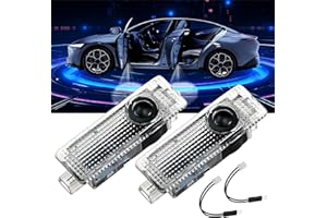 Spongent Car Door Light Courtesy Shadow 3D Lamps Logo Projector 2 pieces Compatible with Mini Cooper R55 R56 R57 R58 R59 R60 R61 F54 F55 F56 F57