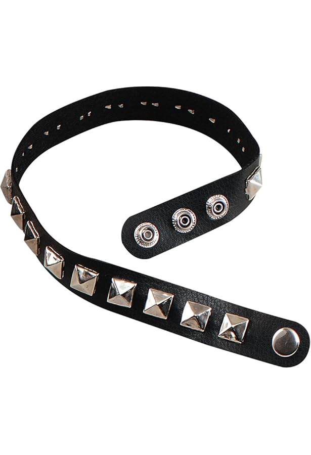 Bijoux Style Punk Lot 3 Bracelets Punk Réglables - Style Rock Gothique | Cuir Synthétique Métal Bracelets Cuir Synthétique Punk