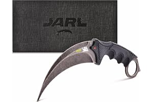 JARL CS:GO Training & Collection-kniv - replika av Counter-Strike Knives med oslipat blad i rostfritt stål - present till CS: