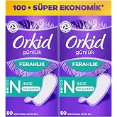 Orkid Yaprak G&uuml;nl&uuml;k Ped Normal S&uuml;per Ekonomik Paket 100 Adet Ped