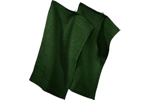 ‎REDBEST REDBEST Gästetuch New York 2er- Pack dunkelgrün Größe 30x50 cm - leichte, weiche Qualität, saugstark, sehr strapazierfähig, 100% Baumwolle (weitere Farben)