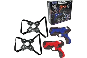 Lexibook, Lasertag-set Galactic Battle, JG250 | 2 lasergevär, 2 västar, 25 m räckvidd, ljud- och ljuseffekter