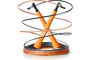 Ryher Cuerda para saltar - Kit con Comba crossfit hombre y mujer, niños y adultos - Combas de Fitness, Crossfit, Boxeo, Deporte, material para un gym gimnasio en casa