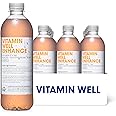 Vitamin Well Orange Flavouredwater– Rich in Vitamin C, Vitamin B6, Pantothenic Acid, Low Calorie – 12 x 500ml (ENHANCE)