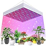 Ulikey LED Pflanzenlampe, Pflanzenlicht mit 225 LEDs, Pflanzenleuchte mit Rot Blau Licht, Vollspektrum Wachsenlicht für Zimme