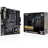 ASUS TUF GAMING B450M-PLUS II – Carte mère AMD AM4 micro ATX (M.2, Microphone anti-bruit avec IA, HDMI, DVI-D, USB 3.2 Gén. 2