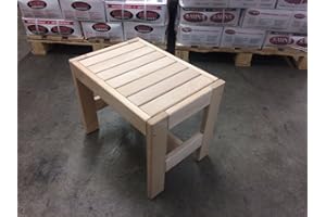 FINTEC Sauna Bench Pine Size II: LBH 60X35X40 CM