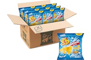 APERI SNACK Aperisnack® - AP03.008.05 - Nachos Classici Box 36pz Monoporzioni da 30g Patatine Monoporzione per aperitivo