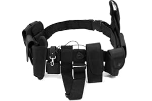 Noa Store Cinturone Tattico Militare con Marsupio - Cintura Militare Tattica per Polizia - Accessori Tattici per Uomo di Alta Qualità