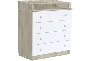 POLINI KIDS Polini Baby Kids cambiador simple 1.580 olmos y blanco 101 123 581, 1288.41