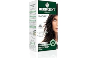 Herbatint Gel Colorante Permanente Copertura Capelli Bianchi 3N Castano Scuro, senza Ammoniaca, per Pelli Sensibili, con 8 Estratti Naturali Bio