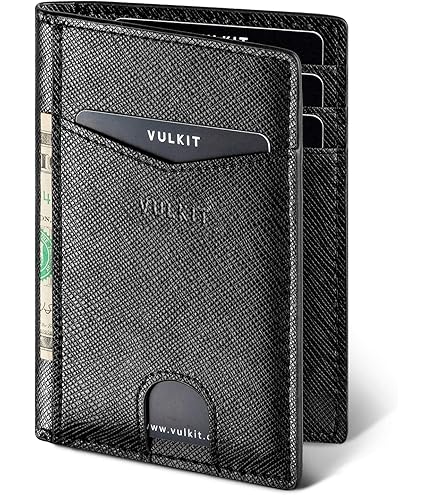 TENBST Portefeuille Homme Avec Blocage RFID, Porte Carte Avec Compartiment à Monnaie, Portable Et Durable, Noir (Rouge