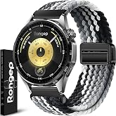 Rongep [&Ouml;rg&uuml; Loop] Huawei ile Uyumlu 22mm Kordon GT6/GT6 Pro/GT Runner 2/GT5/5 Pro/GT4/GT3/3 Pro 46mm i&ccedil;in Manyetik Toka GT6 