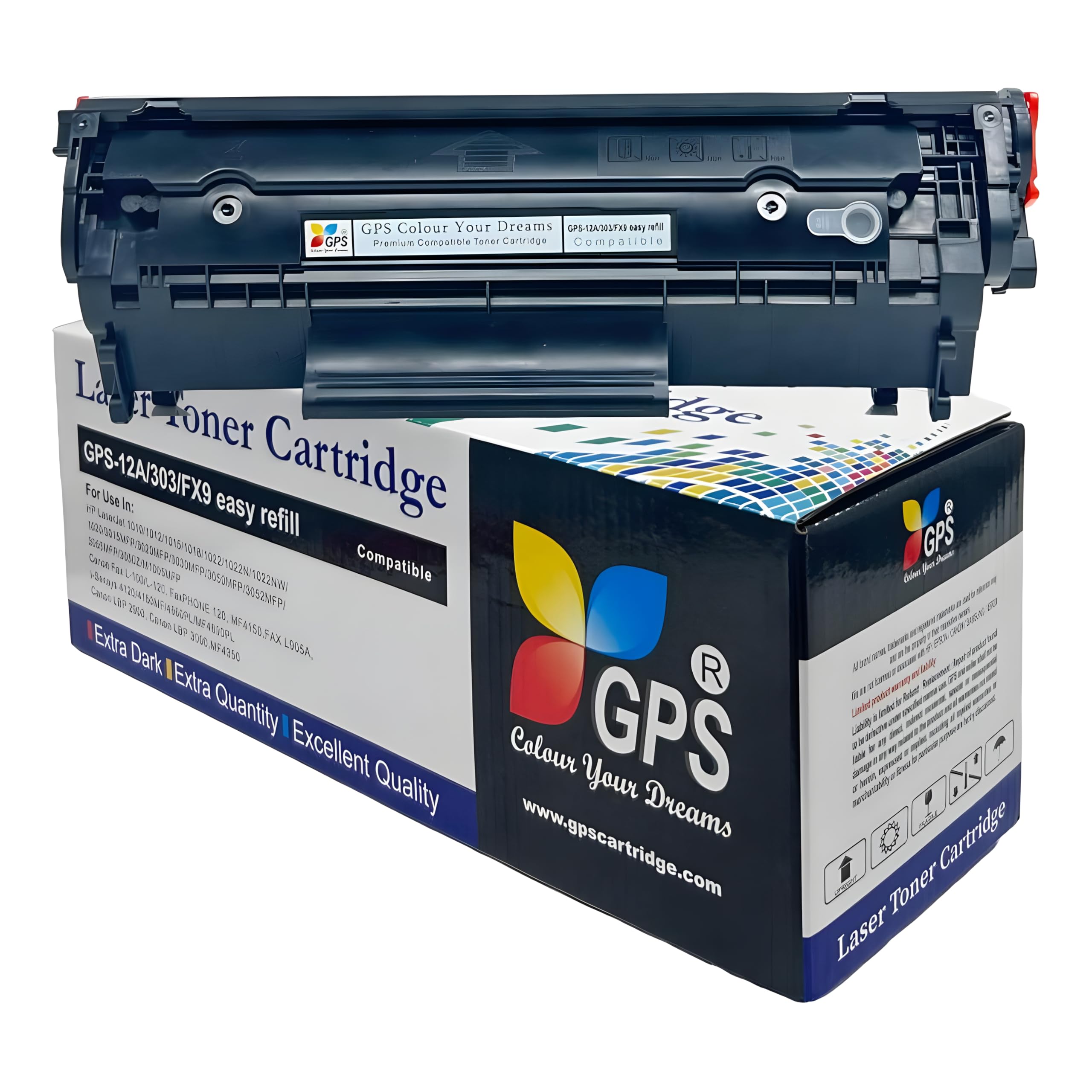 GPS Colour Your Dreams 12A / 2612A Easy Refill Toner Cartridge for hp Q2612A , 1020plus, M1005, 1018, 1010, 1012, 1015, 1020P