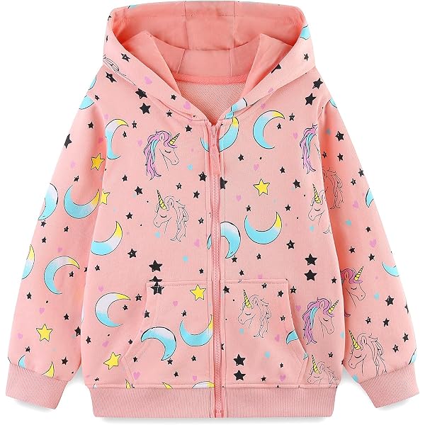 Felpa Con Cappuccio Hello Kitty Per Bambina Con Cerniera – Rosa Chiaro, Taglia 3T