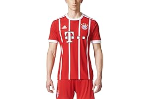 adidas FC Bayern München Home Replica Jersey 2017/18, Maglietta Uomo