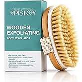 Episkey Dry Skin Body Brush Improves Skin's Health and Beauty With Natural Bristle | Remove Dead Skin and Toxins, Cellulite T