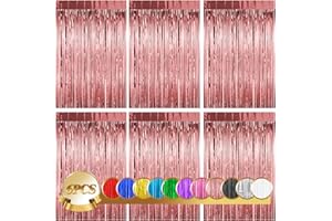 Daity Lametta Vorhänge Glitzer, 3pcs Glitzervorhang Fringe 1m x 2m, Folienfransen Vorhang für Geburtstage Festivals Party ​Bühnendekor