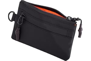 OW-Travel Cartera RFID Wallet con Bolsillo para Monedas (Negro) Cartera Tarjetero Monedero sin Contacto con Protección RFID. Seguridad y Tranquilidad. Card Holder Wallet Diseño Ligero y Minimalista