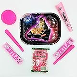 Pink Set 50 PURIZE Filter JUMBO Cones Drehtablett Zetla Grinder Tubes