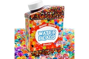 Eurtes Perły wodne, 50 000 kolorowych pereł, perły wodne dla roślin, nietoksyczne, wielokrotnego użytku, kule wodne do wazonu, wypełniacz i dekoracja