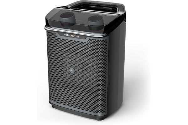 Rowenta Instant Comfort+ Aqua Radiateur céramique d’appoint salle de bains 2000 W, jusqu’à 35 m², Mode Éco 1000 W, Silencieux 29 dB, Compact & portable, Sécurité anti-surchauffe, SO9350F0