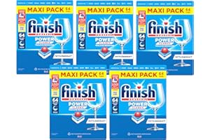 ‎FINISH Finish Power Classic Spülmaschinentabs, Maxi Pack, 320 Finish Tabs (5 x 64 Tabs)