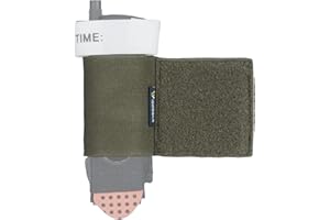 IDOGEAR Tourniquet Supporto per Laccio emostatico tattico per Cintura di Servizio con Gancio e Anello Elastico TQ Custodia per Laccio emostatico tattico per Cintura, Gilet e pettorale (Ranger Green)