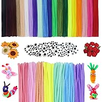 YYUENGTAK 300 Stück Pfeifenreiniger Gelb-Töne - 6mm X 30cm Für DIY Bastelprojekte