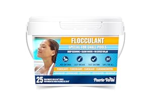 Puerto Verde • Floculant Naturel 25 Traitements. Clarifiant pour Les Petites Piscines et Les Spas. Éliminateur de Turbidité pour Une Eau Cristalline. Format Granulé à Utilisation Sûre.