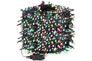 Avoalre Guirlande Lumineuse 100M 1000LED Multicolore, Lumières Sapin de Noël 8 Modes Étanche IP44 Décoration Extérieur Intérieur pour Fête Chambre Mariage Jardin Soirée Multicolore