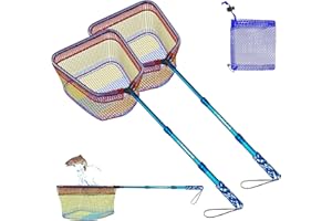 ‎DADDYGOFISH DaddyGoFish Kinder Fischernetz - Ultraleichte Teleskop-Ködertasche zum Fangen von Fischschmetterlingen am Wasserstrand Seeteich Geschenke für Jungen und Mädchen