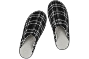riemot Pantofole Uomo Ciabatte Invernali Inverno Casa Morbida Autunno Inverno Memoria Schiuma Pavimento Indoor Outdoor 38-47 EU