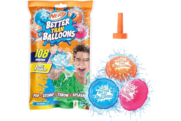 Nerf Better Than Balloons, Jouets d'eau, 108 Bombes à Eau