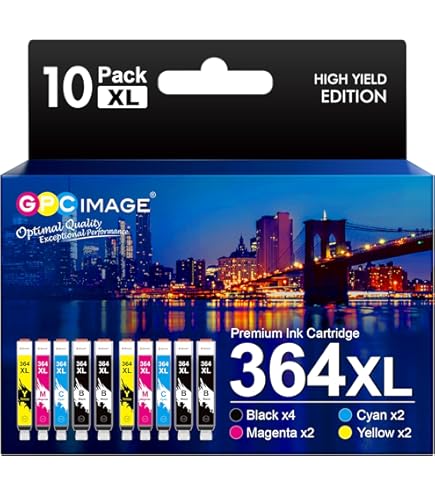 8 CARTUCCE PER HP 364 XL CON CHIP PHOTOSMART 5510 5512 5514 5515 - Foto 6