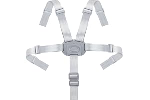 STSAIL Sicherheitsgurt Hochstuhl Tripp Trapp Gurt für Baby Kinder, Verstellbare 5 Punkt Gurt Hochstuhl Universal Sicherheitsgurt für Kindersitz Hochstuhl Auto Kinderwagen