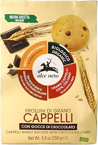 Frollino di grano Cappelli con gocce di cioccolato Bio Alce Nero 250g