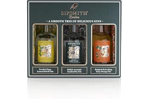 Sipsmith London Mini Trio Of Gins Gift Pack, 3 x 5cl