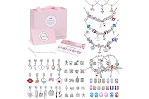 CGBOOM Bijoux Enfants Fille, Bracelet Fille, Loisirs Créatifs Fille, Jeux Creatif Fabrication Idee Cadeau Ado Fille Enfant, Jouet Fille Idée Cadeau Fille 5 6 7 8 9 10 11 12 13 Ans Anniversaire Noel
