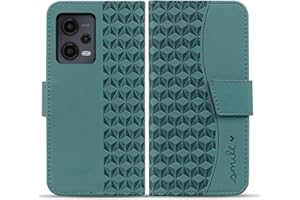 Rostsant Funda Xiaomi Redmi Note 12 5G / Poco X5 5G Carcasa de Cuero PU Billetera Magnético Funda del Libro con Ranuras para Tarjetas para Xiaomi Poco X5 5G / Redmi Note 12 5G Verde
