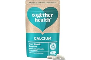 Calcium – Together Health – Seaweed-Based Calcium – 72 Trace Minerals – Vegan Friendly – Made in The UK – 60 Vegecaps