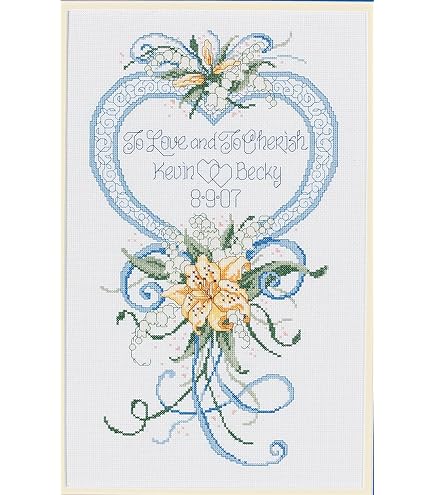 Dimensions Mini Cross Stitch: United Hearts – Stick-Set Mit Personalisierungs-Charm