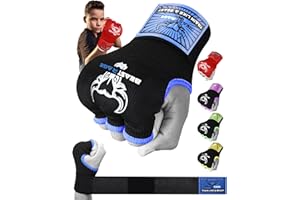 BEAST RAGE Boxing Wraps Hand Gel Gloves MMA 75cm Long Wrap Padded Elasticated Quick Boxing Punching Bag Training Muay Thai Hand Wraps set UFC Bandages For Mens Ladies kids