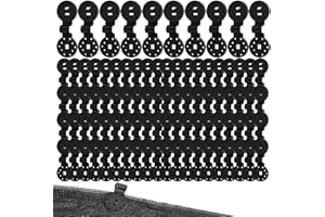 LINGJIONG 100 clip speciali in plastica per panno di protezione con occhiello, rete ombreggiante, clip per teloni di collegamento, reti ombreggiate