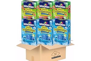 Hitschies Saure Drachenzungen Wassereis XXL Set 3x Wassereis 3x Wassereis Blau Hitschler 6x400ml (2400ml) by MBaccent + MBAccent Sticker