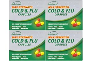 BEMACAR 4 x Cold and Flu Capsules