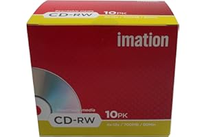 Imation - CDRW 4-12X 10-pack Retail showbox - MTV